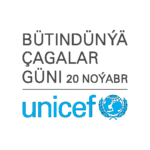 Worldchildrensday Sticker by UNICEF Turkmenistan