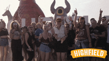 excited cheering GIF by Highfield Festival