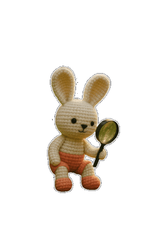 Bunny Theo Sticker by STAY WILD - Outdoor