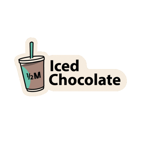 12M Iced Chocolate Sticker by Half Million