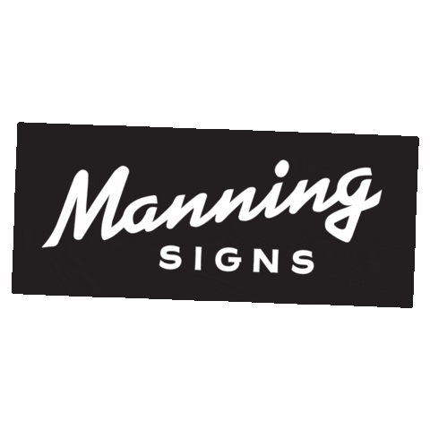 Manning Signs Sticker