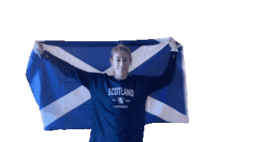 Flag Sweatybetty Sticker by Womens Scotland Lacrosse