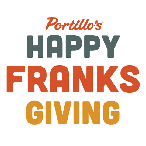 Thanksgiving Sticker by Portillo's Hot Dogs