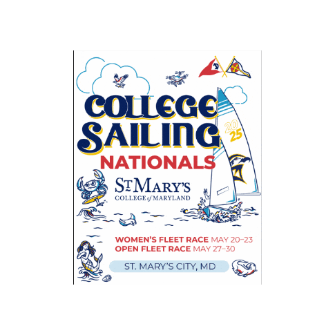 Icsa College Sailing Sticker by maisamedia