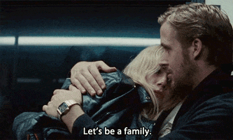 blue valentine lets be a family GIF
