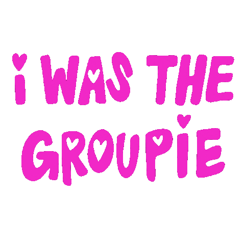 Lyrics Groupie Sticker by Cate