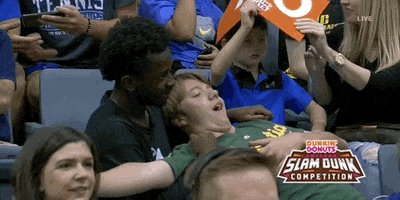 I Cant Anymore College Basketball GIF by Dunkin’