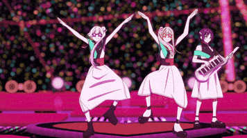 Dance Enjoy GIF by Cosmic Princess Kaguya! official