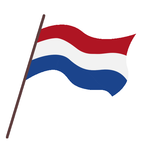 Vlag Sticker by ovrijnsburg