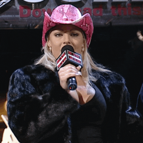 Cowgirl Licking Lips GIF by Trish Stratus