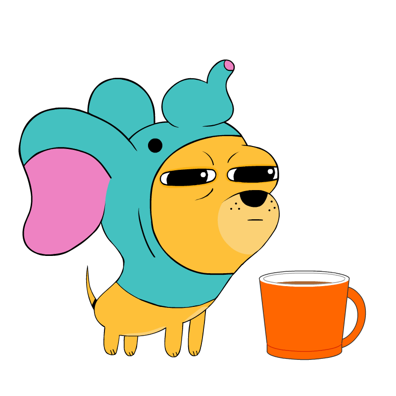 Jake The Dog Coffee Gif