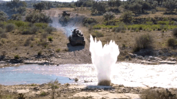 mightyteam ox ranch sherman tank GIF