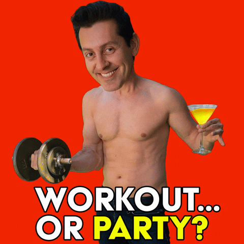 Work Out Drinking GIF by Max Amini