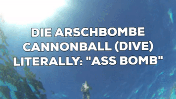 Arschbombe GIF