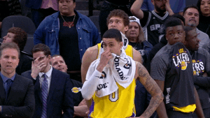 watching los angeles lakers GIF by NBA