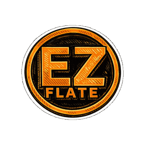 EZ FLATE Sticker