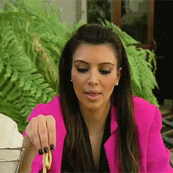 Kim Kardashian Eating GIF - Find & Share on GIPHY