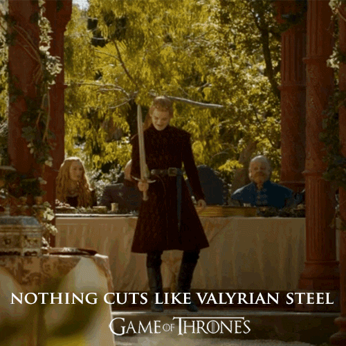 hbo sword GIF by Game of Thrones