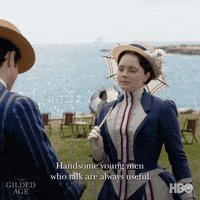 Talk Gilded Age GIF by HBO