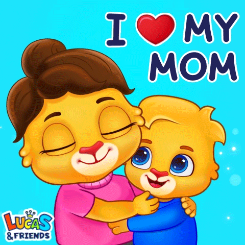 I Love You Mom GIF by Lucas and Friends by RV AppStudios