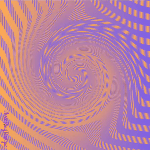 Orange Swirling GIF