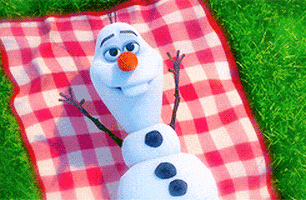 GIF d'Olaf le bonhomme de neige de La Reine des Neiges de Disney