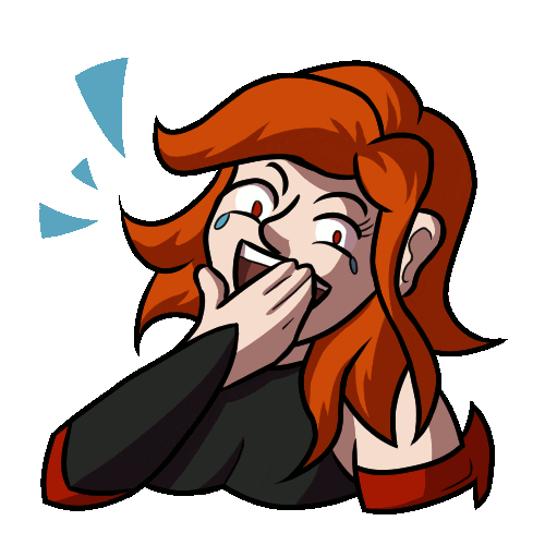 Laughing Sticker