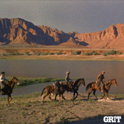old west horse riding GIF by GritTV