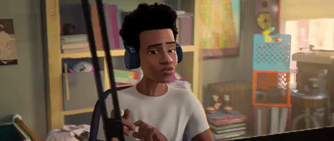 Feeling It Miles Morales GIF by Spider-Man: Into The Spider-Verse