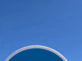 Blue Sky Sticker GIF by John Glenn Columbus International Airport
