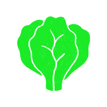 Lettuce Eating Sticker by ualcatering