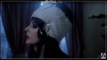 elvira mistress of the dark sleeping GIF by Arrow Video