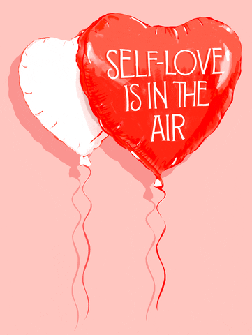 Love Yourself Valentines GIF by badassfemme