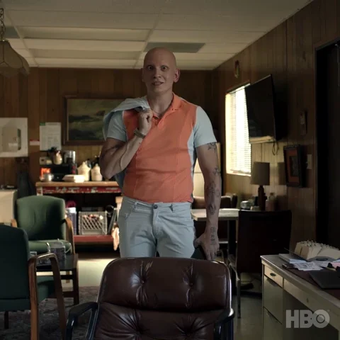 Excited Anthony Carrigan GIF