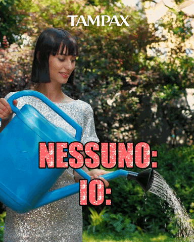 Meme Water GIF by Tampax Italia