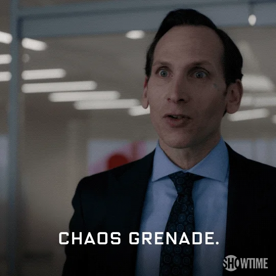 season 3 chaos grenade GIF by Billions