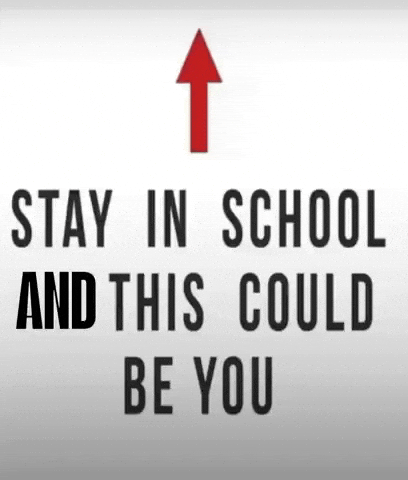Stay In School GIF