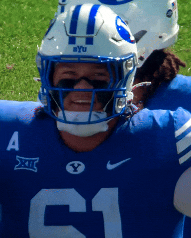 Byu Football Go Cougs GIF by BYU Cougars