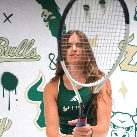 South Florida Tennis GIF by USF Athletics
