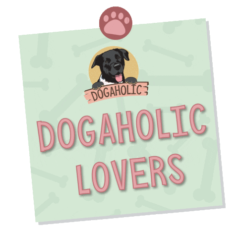 Dogaholic_Panama Sticker