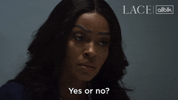 Yes Or No Lace GIF by ALLBLK