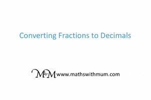 primary maths fractions GIF
