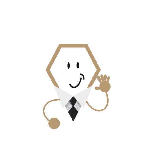 Wave Hello Sticker by Hochzeit.management