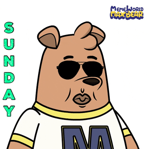 Sunday Vibes GIF by Meme World of Max Bear