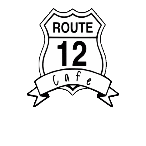 R12C Sticker by Route 12 Cafe