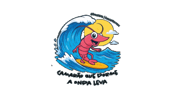 Surf Camarao Sticker by Frescatto