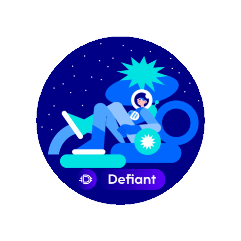 Defiant Sticker