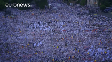 romania demonstration GIF by euronews