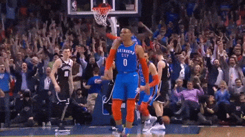 Happy Russell Westbrook GIF by ESPN