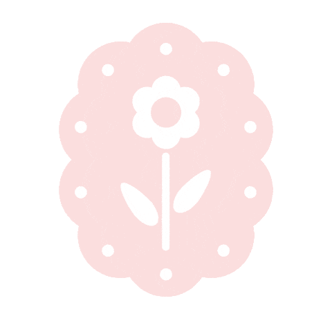 Pink Flower Sticker